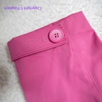 Esprit Vintage‎  Women's Solid Pink Knee-Length Rain Coat, size S Photo 12