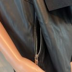 Joan Vass  new york faux leather black Casual vest size Medium retail $78 NWT Photo 2