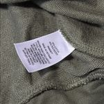 a.n.a Olive Green Lace-Up Front Sweatshirt, Large Photo 2