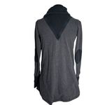 Lululemon Gratitude Wrap Jacket Small Grey Snap Closure Cotton Blend Long Sleeve Gray Photo 4