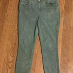 Old Navy Women's Cropped Jeans in Olive Photo 1