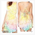 Unif  Rink Dress Velvet Tie Die Mini Dress Photo 1