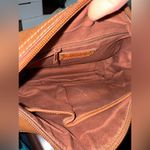 Fossil Vintage  Everyday Hobo Cognac Leather Shoulder Hand Bag Retro Y2K Purse Photo 7