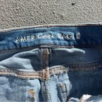 American Eagle Baggy Jean Distressed Light Wash 0 Short Photo 3