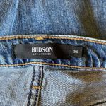 Hudson Jeans Hudson Womens Blue Holly Boot Medium Wash Distressed Crop Denim Jeans Size 29 Photo 3