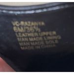 Vince Camuto Razanya Womens 6 Ankle Strap Sandal Heels Black Sling Back Open Toe Photo 8