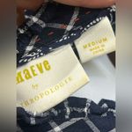 Anthropologie Anthropology Mave Elegant Blue and White Checkered Dress Photo 4