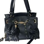 Juicy Couture  Black Genuine Leather Tote Crossbody Photo 0