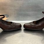 Etienne Aigner  Nadine Brown Mary Jane Strap Pump - Size 7 1/2 - VGUC Photo 4