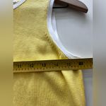 Real clothes light Yellow sleeveless knit top lightweight Cotton S White Photo 3