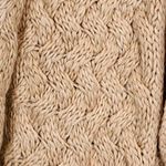 EXPRESS Design Studio 100% wool made in Italy chunky knit camel colored sweater. Photo 3