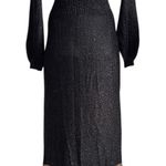 Vintage Wenjilli Chic Black and Gold Long Sleeve Maxi Dress Size undefined Photo 0