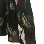 Charming Charlie  Black‎ Sleeveless Floral Tank Top Blouse Photo 2