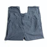 Altar'd State Altar’d State Blue Vertical Striped Paperbag Highwaisted Pants Photo 0