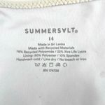 Summersalt NEW The Plunge White One Piece Swimsuit Twist Strap Beach Fit Size 14 Photo 2