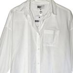 Beach Riot  Alexa White Cotton Button Up Top‎ Small New with Tag Photo 2