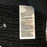 Gap Womens Crop Top Linen Blend Sweetheart Neckline Black XL Photo 3