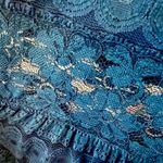 Mystic Royal blue lace dress size with peekaboo waist size small Photo 5