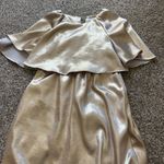 ZARA  Gold Dress Photo 2