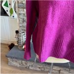 Rachel Zoe  Bold Magenta Cowl Neck Sweater Photo 5
