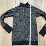 Lululemon Rest Less Half 1/2 Zip Pullover Dark Cast/Black Athletic Sweatshirt Photo 8