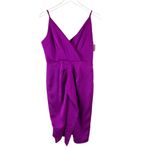 Harlyn Drape Front Dress Magenta Pink Fuchsia Size Medium NWT Photo 7