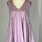 Unbranded Lilac Plunge Wide Strap Mini Tank Dress Size XS Purple Photo 0