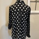 My Michelle  Black White Polka High Low Button Top 1 Photo 3