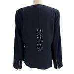 Tommy Hilfiger Blue Full Zip Blazer Size M (36-2) Photo 3