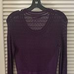 Diane Von Furstenberg  Purple Plum Stretch Lace Dress Photo 4