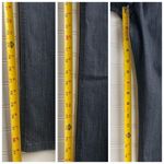 Talbots Stretch Boot leg Jeans Dark Royal Blue Black Size 14M NWT High Rise 33”L Photo 4