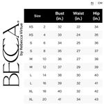 Becca  Colorplay Black Crochet One Piece Swimsuit Size Medium Deep V Lace Plunge Photo 11