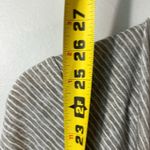 Chico's Chico’s Open draped Cardigan with 3/4 sleeve in grey and white pinstripe size 1 Photo 5