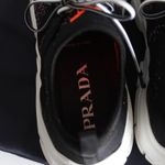 Prada Logo Speckled Lace Up Sneakers Photo 12