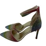 Jeffrey Campbell Solitair Pump in Pastel Multi crystal embelished sz 8 Photo 5