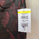 Paige Hoxton Ultra Skinny Coated Red Snake Print Ankle Jeans Size 23 Photo 9