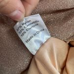 Princess Polly  Dress Womens 0 Rose Gold Shayla Glitter Ruched Mini Party‎ Photo 5