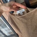 Gianni Bini  mesh beaded midi dress bodycon beige champagne adele metallic gold Photo 3