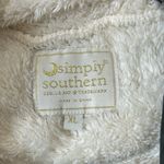 Simply Southern Women’s White & Green Pullover Sherpa Size XL Photo 6