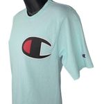 Champion VTG Y2K  Short Sleeve T C Logo Light Mint Green Women’s S BLOKETTE Photo 1