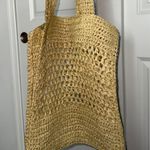 Old Navy Raffia Tote Bag Photo 0