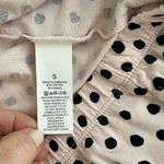 Kate Spade Pink Polka Dot Pajama Set Short Sleeve & Cropped Pants Size XS/S Photo 7