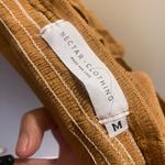 Nectar Clothing  Womens Brown Off The Shoulder Romper M Medium Ruffles Photo 5