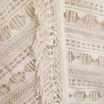 Greylin ππ White Fringe Lace Mini Skirt Photo 3