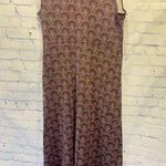 DULUTH Trading Co. Tank Dress Women's Stretch Scoop Neck Sleeveless Size Small Orange Photo 0