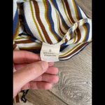 Striped orange white tube top Photo 1