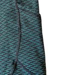 Lululemon turquoise and black cropped compression athletic pants with pockets Photo 5