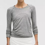 Lululemon Women's Pace Rival Skirt Skort Lined Mid-Rise Pleated White Sz 10 Photo 0