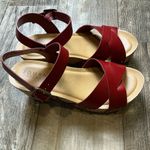 Journee Collection  Women's Crimson Sandals Size 7 Photo 2