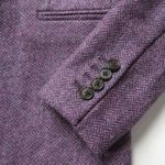 J.Crew NWT Parke Blazer in Purple Herringbone English Wool Jacket 0 $248 Photo 2